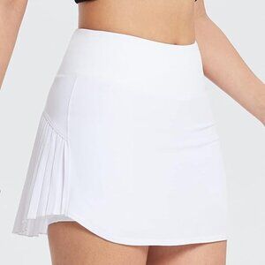 White Ruffled Tennis Skirt
